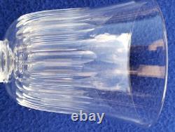 Hauteur 15,6 cm lot 5 verres a eau vin cristal saint louis modèle Sisley