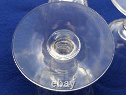 Hauteur 15,6 cm lot 5 verres a eau vin cristal saint louis modèle Sisley
