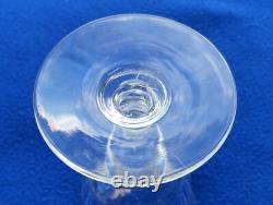 Hauteur 15,6 cm lot 5 verres a eau vin cristal saint louis modèle Sisley