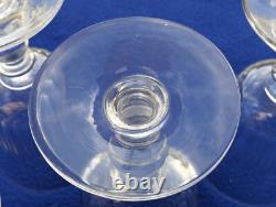 Hauteur 15,6 cm lot 5 verres a eau vin cristal saint louis modèle Sisley