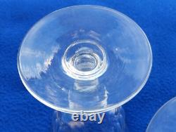 Hauteur 15,6 cm lot 5 verres a eau vin cristal saint louis modèle Sisley