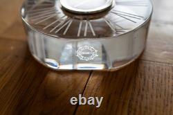 Horloge de table en cristal Saint-Louis