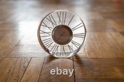 Horloge de table en cristal Saint-Louis
