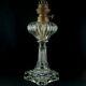 Lampe A Petrole Ancienne Cristal Verre Victorian/baccarat/saint-louis/oil Lamp