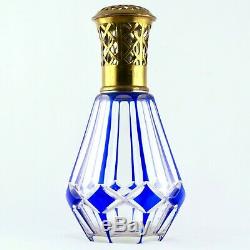 LAMPE BERGER PARIS Cristal SAINT-LOUIS bleue glass/crystal/design/baccarat/daum