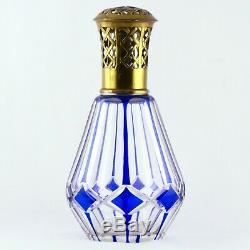 LAMPE BERGER PARIS Cristal SAINT-LOUIS bleue glass/crystal/design/baccarat/daum