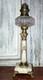 Lampe &agrave; P&eacute;trole Colonne Corinthienne Cristal Baccarat Saint Louis Napoleon Iii
