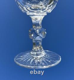Lorraine Saint Louis 12 Wine Crystal Glasses 12 Verres A Vin Cristal Taille