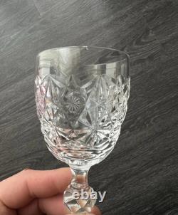 Lorraine Saint Louis 12 Wine Crystal Glasses 12 Verres A Vin Cristal Taille