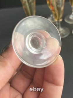 Lot 11 Verres A Liqueur En Cristal Gravé Saint Louis Baccarat
