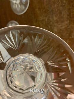 Lot 4 verres et 1 aiguière modèle Florence cristal Saint Louis (prix du lot)