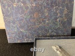 Lot 6 portes couteaux modèle pagode en cristal de Saint Louis (prix des 6)