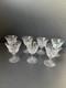 Lot 7 Verres &Agrave; Vin En Cristal Saint Louis Mod&egrave;le Adour