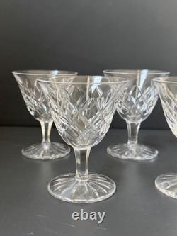 Lot 7 Verres À Vin En Cristal Saint Louis Modèle Adour