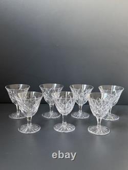 Lot 7 Verres À Vin En Cristal Saint Louis Modèle Adour
