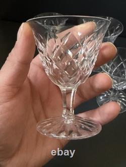Lot 7 Verres À Vin En Cristal Saint Louis Modèle Adour