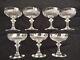 Lot 7 Coupes A Champagne Cristal Baccarat Saint Louis Verres A Pied