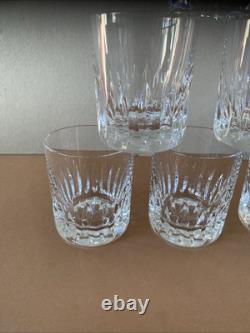 Lot De 6 Petits Verres à Whisky En Cristal De St Louis Modèle Jersey