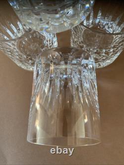 Lot De 6 Petits Verres à Whisky En Cristal De St Louis Modèle Jersey