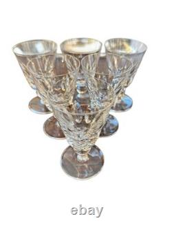 Lot De 6 Verres À Porto Cristal Saint Louis Jersey 10,5cm
