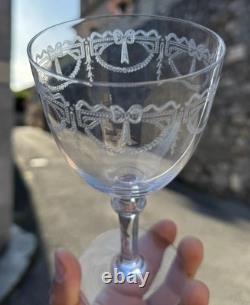 Lot De 6 Verres A eau Cristal De Saint Louis Modèle Millet