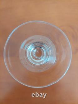 Lot De 6 Verres Cristal Baccarat, Saint Louis Modèle Caton, H 12 cm Vin Cuit