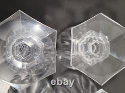 Lot De 6 verres cristal signé Saint Louis style Baccarat Harcourt H 10.2 cm