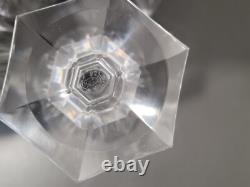 Lot De 6 verres cristal signé Saint Louis style Baccarat Harcourt H 10.2 cm