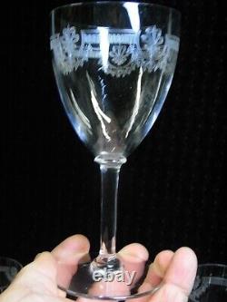 Lot Série Saint Louis Service 28 Verres Cristal Modele Manon Style Empire Glass