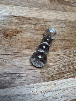 Lot Six Porte Couverts Cristal Saint Louis Bubbles