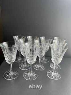 Lot de 10 Verres À Eau En Cristal Saint Louis Modèle Tarn