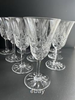 Lot de 10 Verres À Eau En Cristal Saint Louis Modèle Tarn