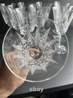 Lot de 10 Verres À Eau En Cristal Saint Louis Modèle Tarn