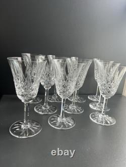 Lot de 10 Verres À Eau En Cristal Saint Louis Modèle Tarn