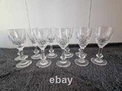 Lot de 10 Verres liqueur cristal saint louis modèle Massenet Haut 9,8 cm