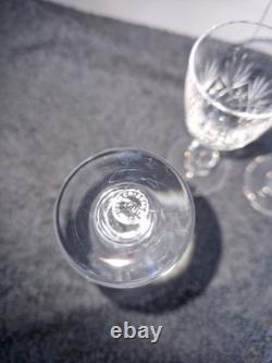 Lot de 10 Verres liqueur cristal saint louis modèle Massenet Haut 9,8 cm