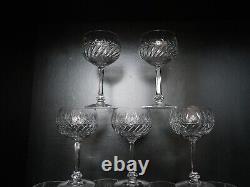 Lot de 10 verres à eau cristal taillé Saint Louis