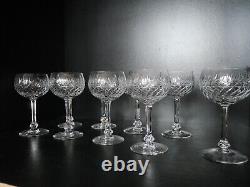 Lot de 10 verres à eau cristal taillé Saint Louis