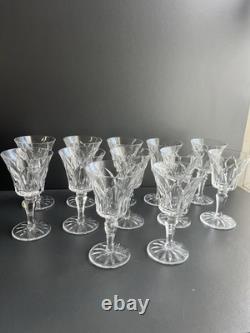 Lot de 12 Verres À Vin Rouge En Cristal Saint Louis Modèle Camargue
