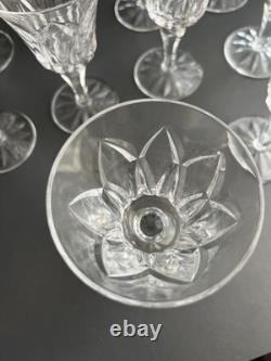 Lot de 12 Verres À Vin Rouge En Cristal Saint Louis Modèle Camargue
