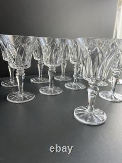 Lot de 12 Verres À Vin Rouge En Cristal Saint Louis Modèle Camargue