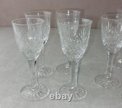 Lot de 14 verres à alcool + carafe, modèle Massenet, en cristal de Saint Louis