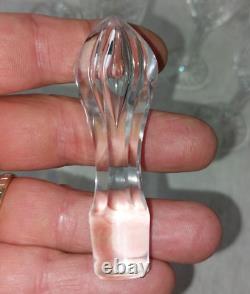 Lot de 14 verres à alcool + carafe, modèle Massenet, en cristal de Saint Louis