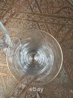 Lot de 3 flûtes à champagne Cristal Saint Louis Manet filet or