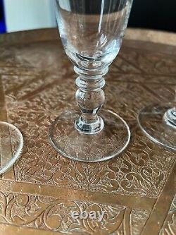 Lot de 3 flûtes à champagne Cristal Saint Louis Manet filet or