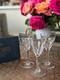 Lot De 3 Verres à Vin Cristal Saint Louis Modèle Bristol Signés Très Bon état