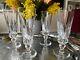 Lot De 4 Flûtes à Champagne Cristal Saint-louis Modèle Guernesey Signées Tbe