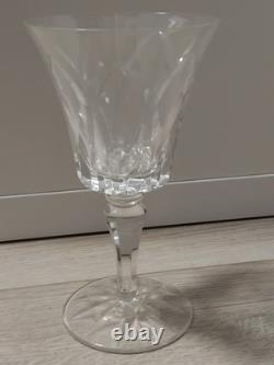 Lot de 4 verres à eau en cristal de SAINT-LOUIS Modèle MASSENET Signés