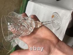 Lot de 5 verre a vin en cristal taille main non signer st louis ou autres
