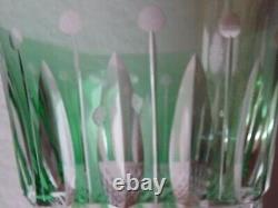 Lot de 6 VERRES à VIN ROEMER en Cristal de SAINT LOUIS MODÈLE Tommy A RESTAURER